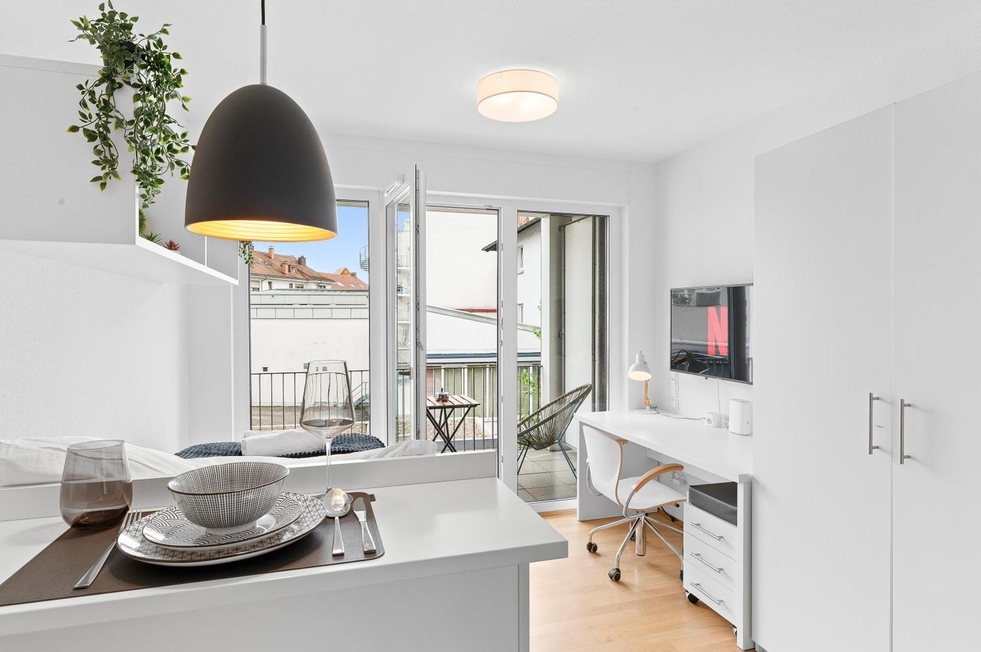 Modern, Zentral, Homeoffice, Netflix Pforzheim Exteriör bild