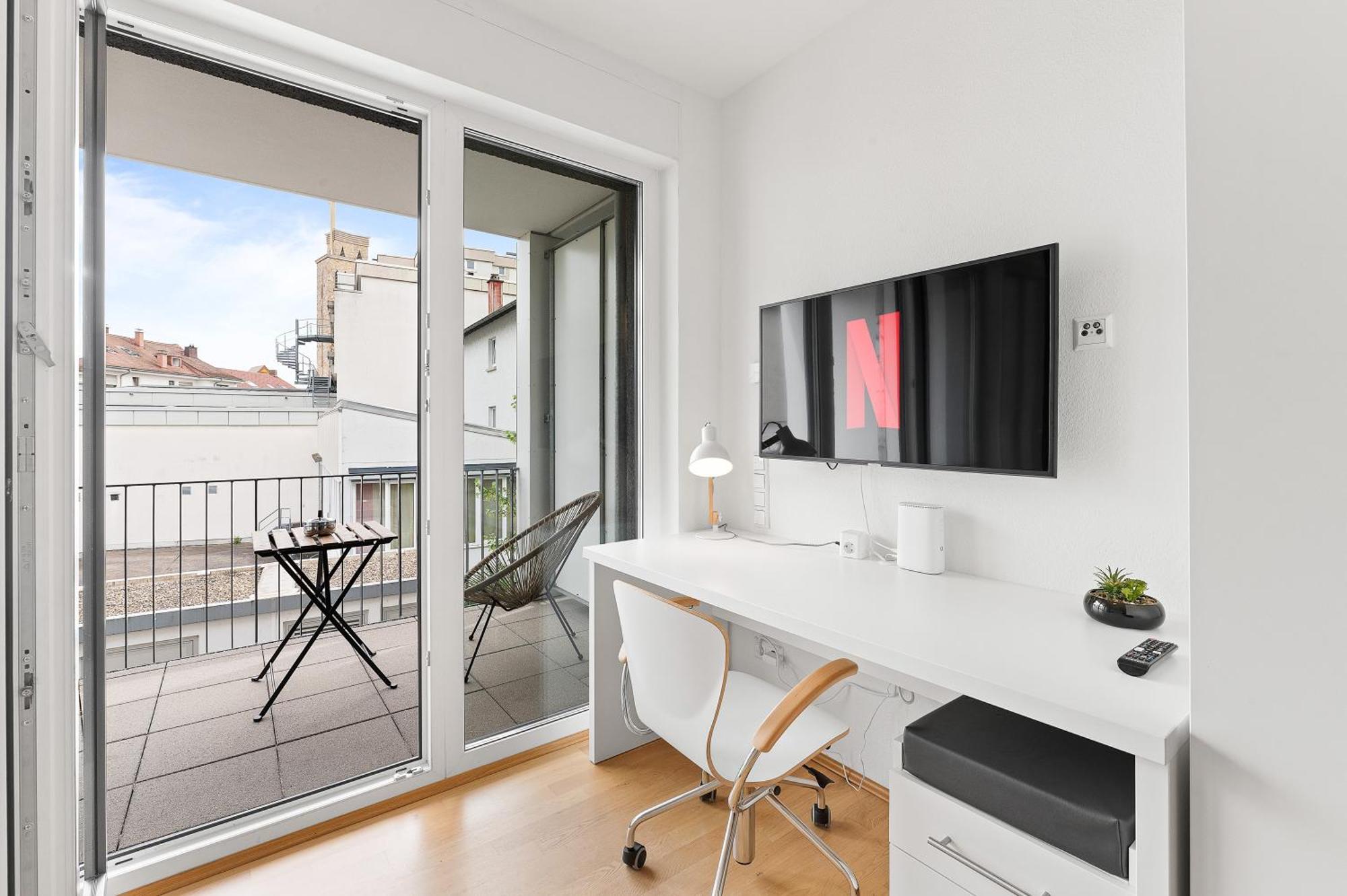 Modern, Zentral, Homeoffice, Netflix Pforzheim Exteriör bild